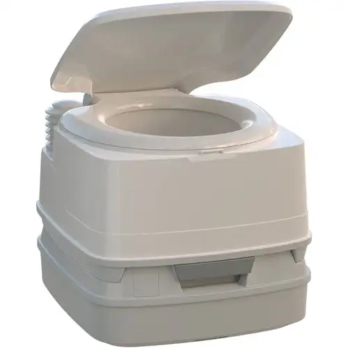 

Potti MT, 4 gal Portable Toilet, Length 16.5 x Width 15 in x Height 13.4 in.