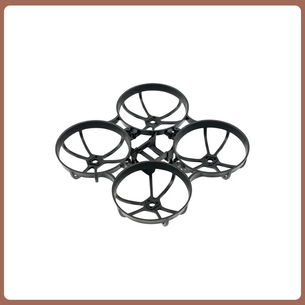 Détail du châssis du Cadre Drone FPV Meteor75 Pro 1S Brushless, avec les emplacements pour la caméra et la carte de vol.