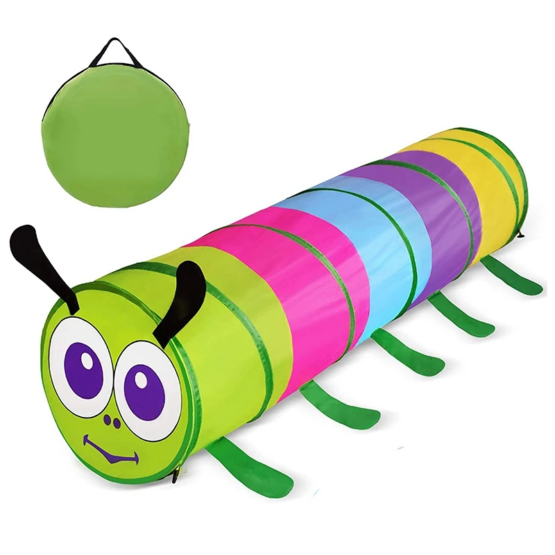 

Детский туннель, детский туннель для ползания, игрушка для детей для игры в помещении и на улице, лучший подарок на день рождения для детей