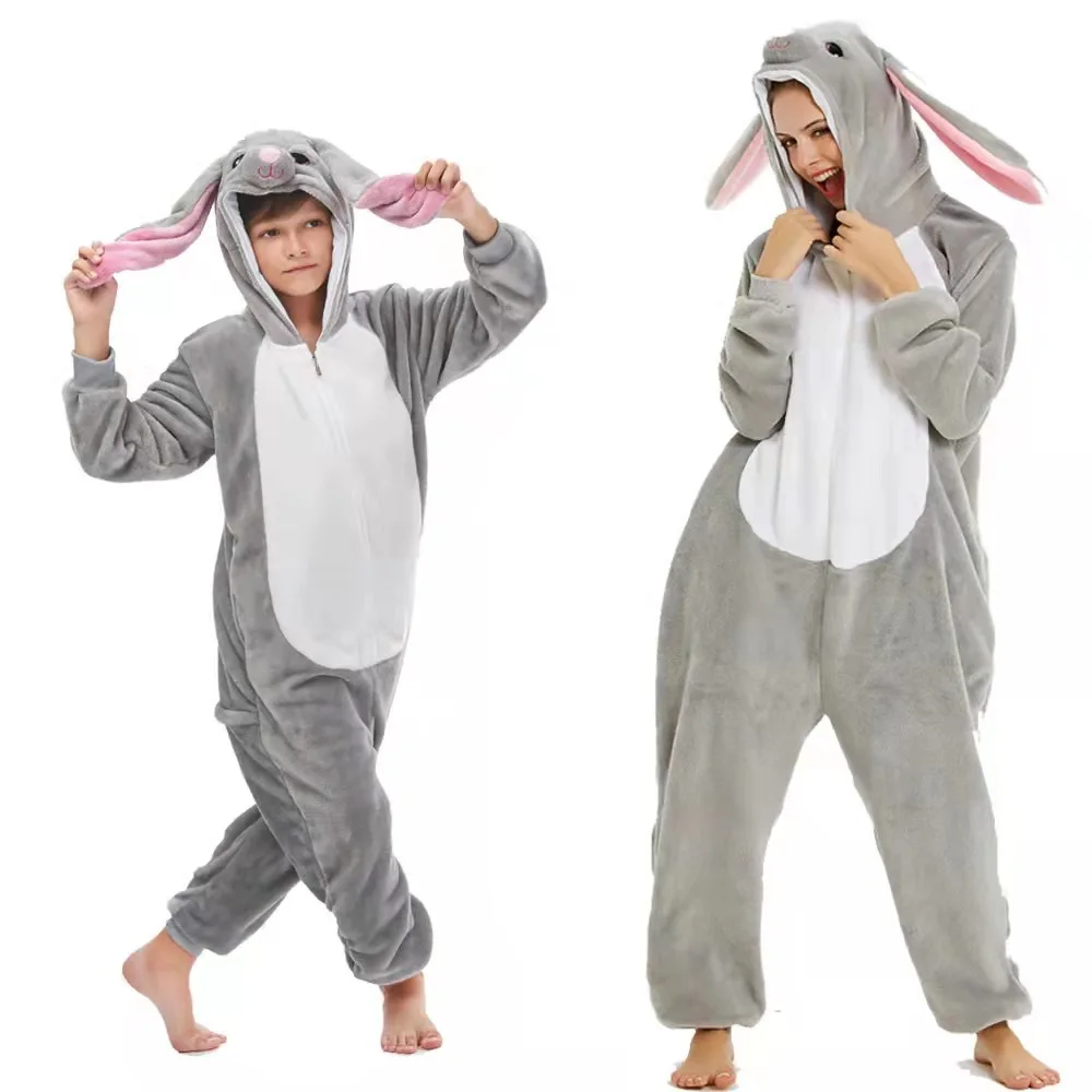 

Children Pajamas Kids Baby Animal Overalls Jumpsuit Cartoon Rabbit Unicorn Onesies Sleepwear Boys Girls Flannel Pyjamas Pijamas