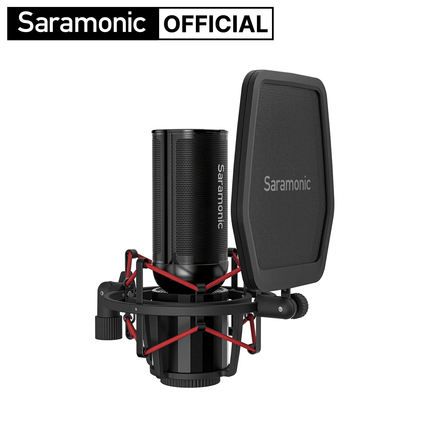Saramonic SR-BV4 Condenser SuperCardioid Large-Diaphragm XLR Studio Microphone for Streaming Youtube Recording Podcasting Vlog