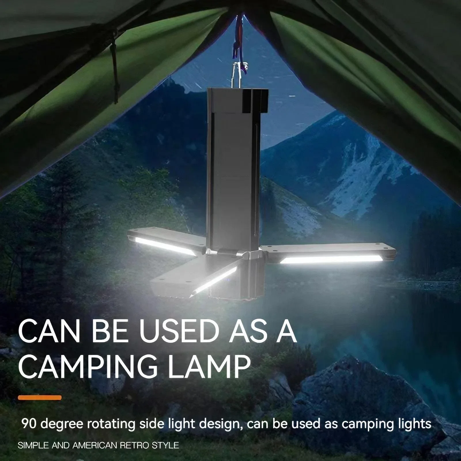 Long Battery Life Multi-functional Outdoor Camping Lights Tent Lights with Lighting Charging SOS and Other Functions
