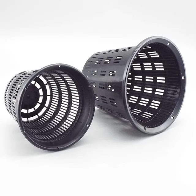 5Db Háló Virág Edény Nettó Átlátszó Műanyag Orchidea Ültetvényes Virágcserepek Tálca Gyökér Lélegző Növekedésű Tartályok Fali Függő Csésze - Image 6