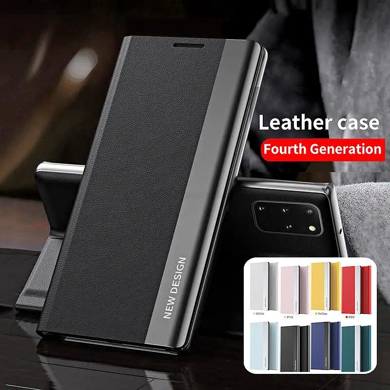 Book style leather cases for iPhone 14 Pro Max