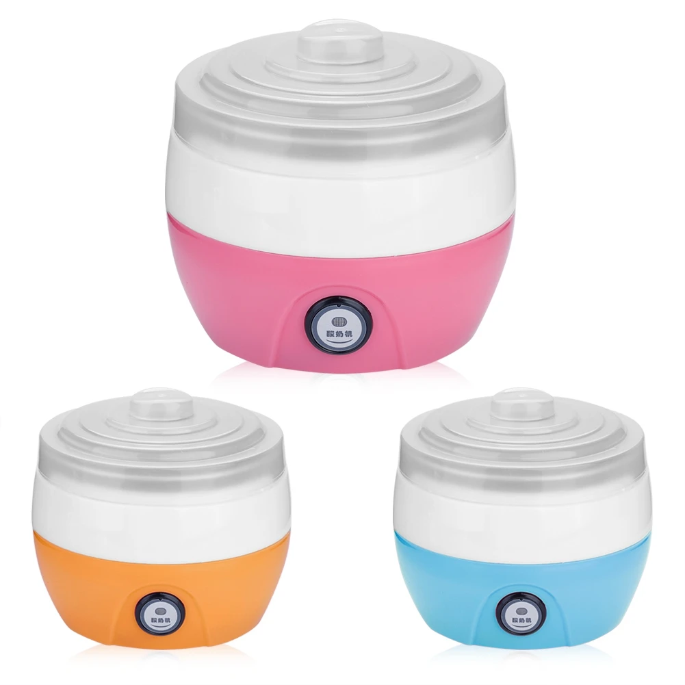 DIY Maker Household Automatic Electric Stainless Steel Inner Container Yogurt Machine Yogurt Maker Machine 1L for Kitchen Home 1