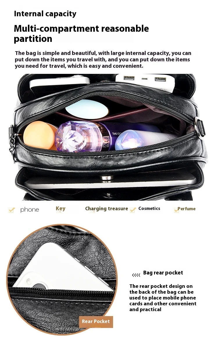 Handbag Women 2024 New Women's One Shoulder Crossbody Fashionable Versatile For Middle Aged And Elderly Mothers Handheld_voghion.com