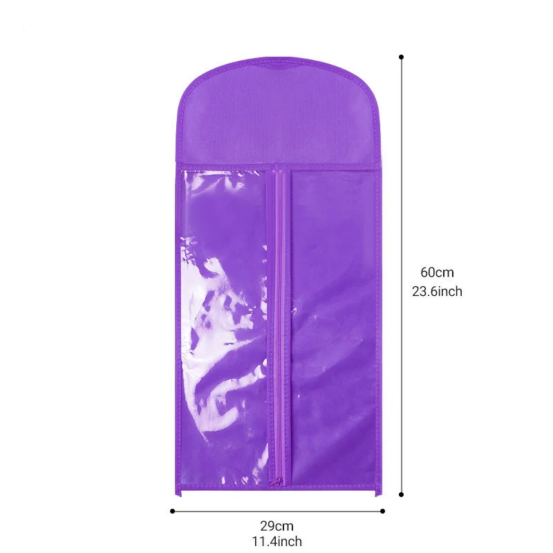 Wig Storage and Organization Transparent Zipper Bag