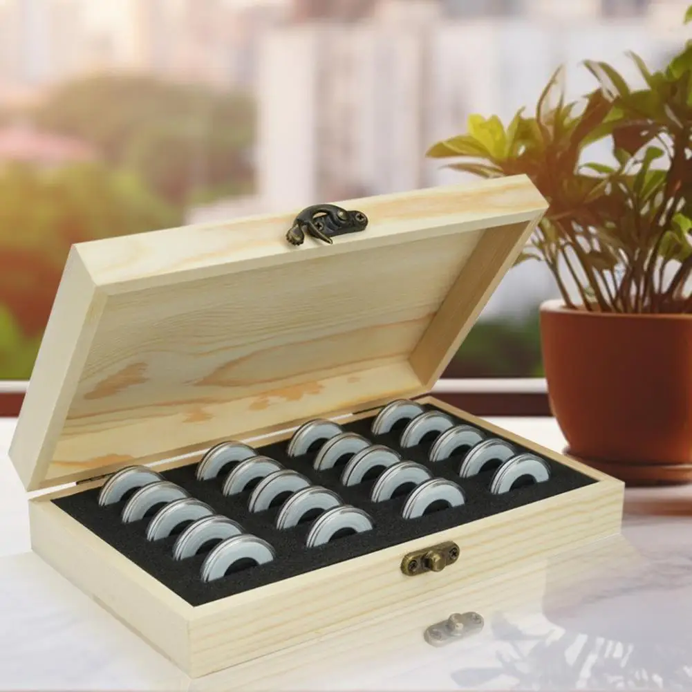 

Coin Collection Storage Box With Protect Gasket Transparent Dustproof Coin Holder Case Storage Organizer Box