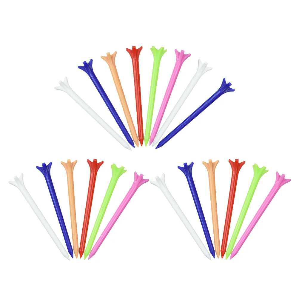 

20 Pcs Ball Stud Golfs Holders Sturdy Golfing Tees Five-claw Claws Training Supply Plastic Stake Base Balls