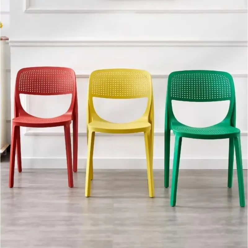 Cheap Price Stackable Armrest Cafe Chair Different Colors PP Plastic Outdoor Indoor Dining Chairs