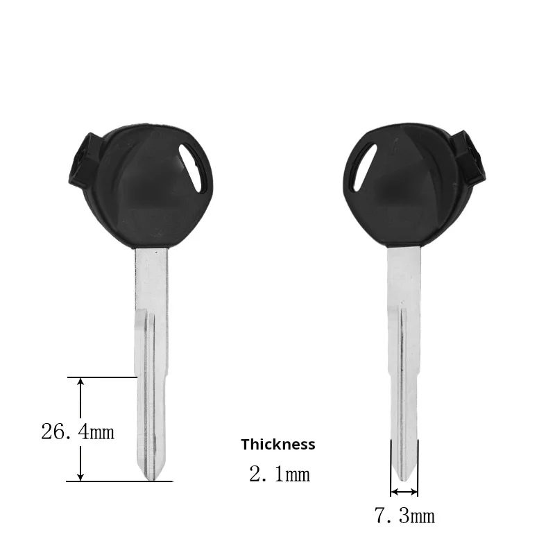 Wuyang Honda motorcycle key, suitable for: Honda Jiaying/Xindazhou Wuyang/WH100/Joy/125CC motorcycle key blank(including magnet)