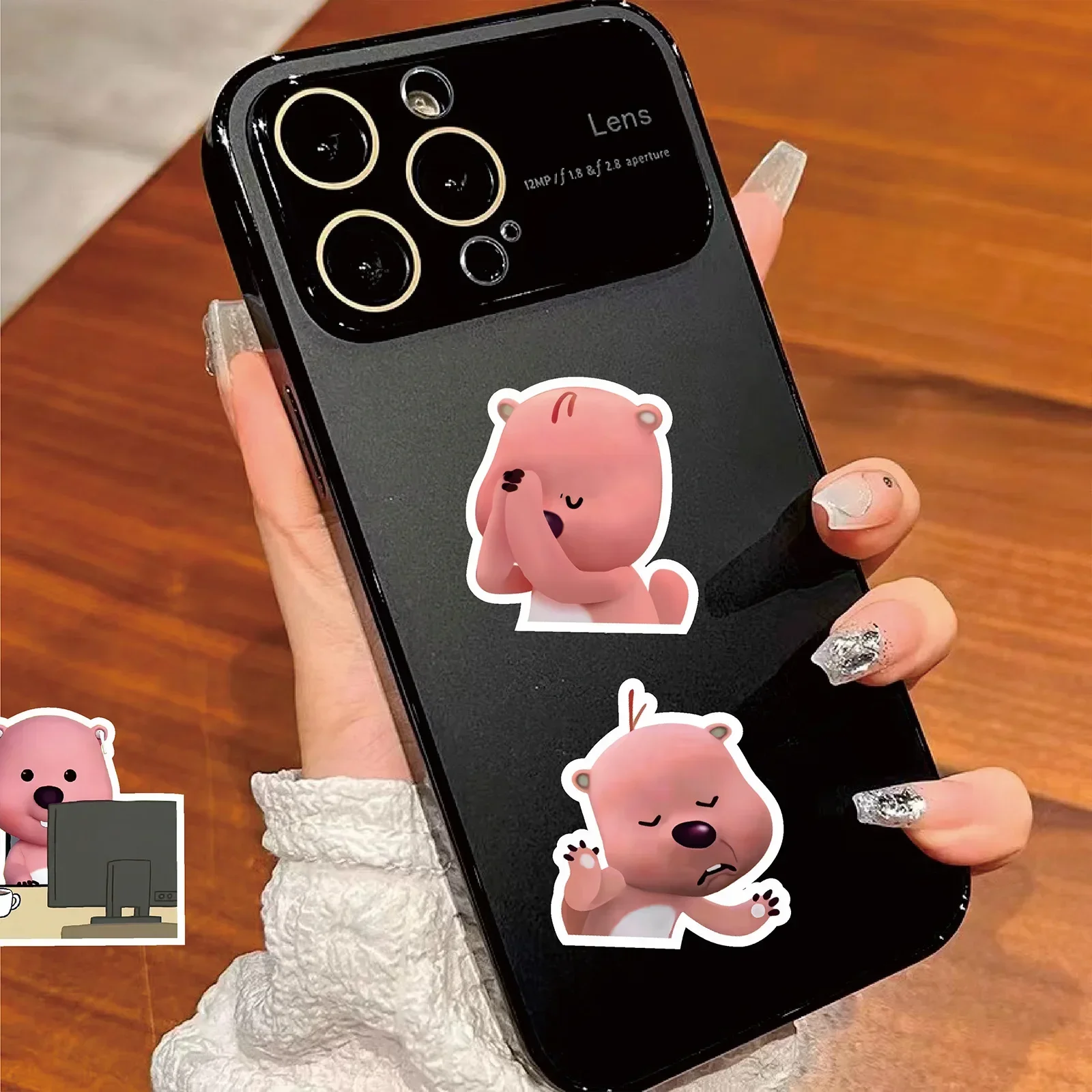 100PCS Cute Loopy Stickers Anime Diary Decal DIY Cartoon Skateboard Laptop Motorcycle Waterproof Cool Sticker Pack Kids Toy 6