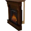 Chateau 41" Corner Electric Fireplace with Mantel for Living Room or Bedroom, Replaceable Fireplace Insert Heater 6