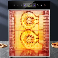 12 Layers Home Use and Commercial Use 220V Fruit Dehydrator Vegetable Snacks Meat Medicinal Materials Fruit Smart Food Air Dryer 4