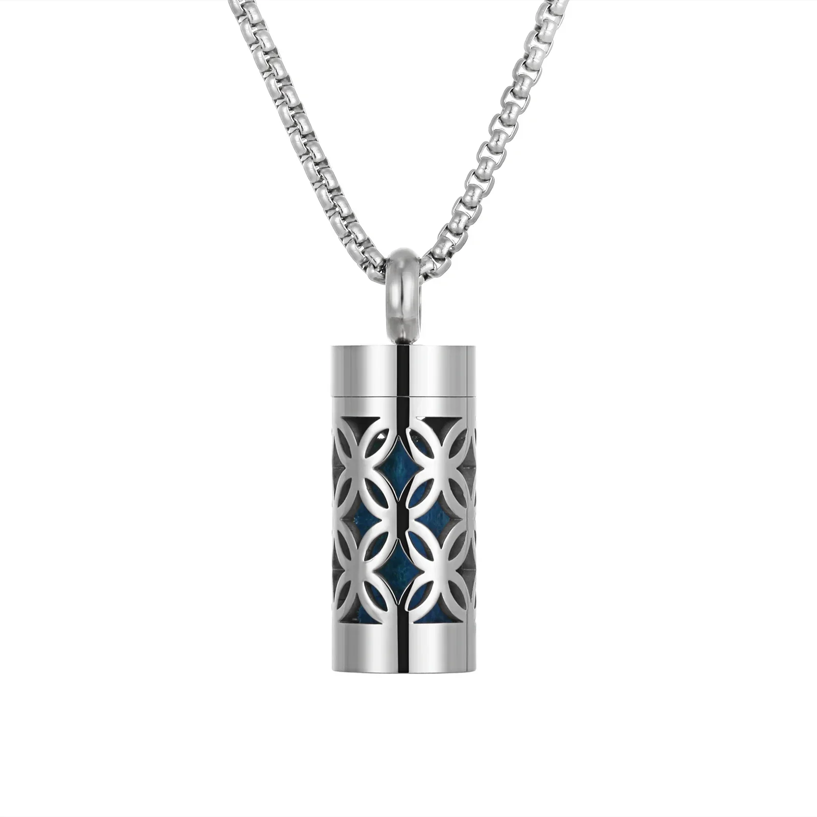 Stainless Steel Aromatherapy Diffuser Pendant Necklace