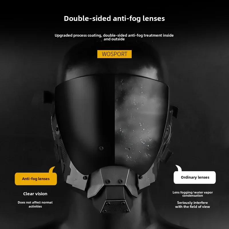 Cyberpunk Mask Science Fiction Functional Mechanical COS Role-playing Mask Full Face Technology Sense
