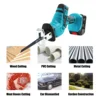 Cordless Reciprocating Saw 18V Adjustable Speed Chainsaw Wood Metal PVC Pipe Cutting Reciprocating Saw Power Tool By WOYOFADA 6