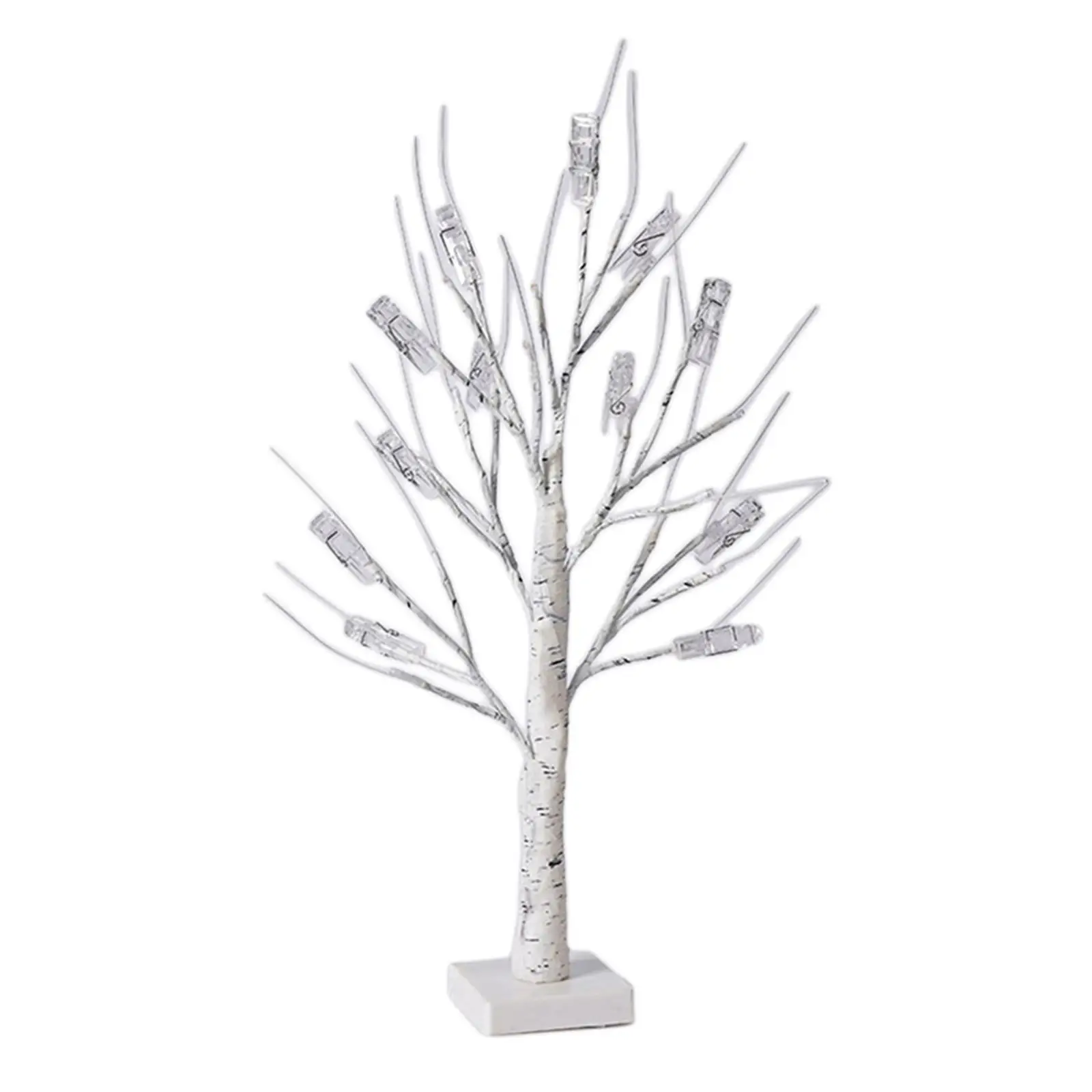 LED Nightlight Display Trees Stands with Clips Birthday Tree