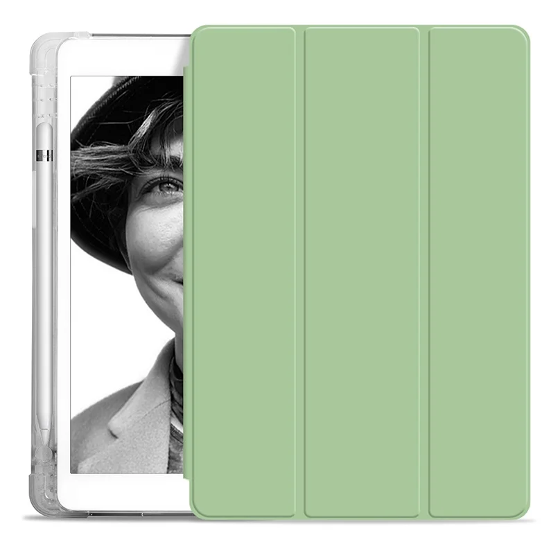 

For Samsung Galaxy Tab S9 FE 10.9 inch SM-X510 SM-X516B Acrylic Clear Back Soft Flip Casing For Tab S9FE Case Auto Sleep/Wake