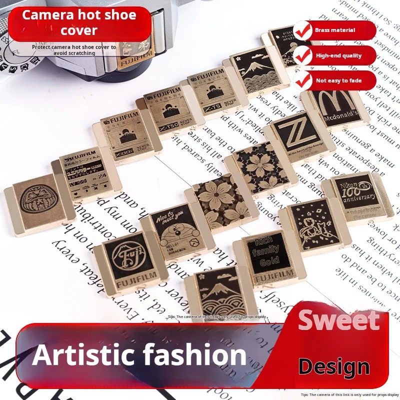 Camera Hot Shoe Cover camera hot shoe cover Camera hot shoe cover Metal hot shoe protective cover suitable for Fuji Laika Canon Nikon SLR Micro Single General Accessories
