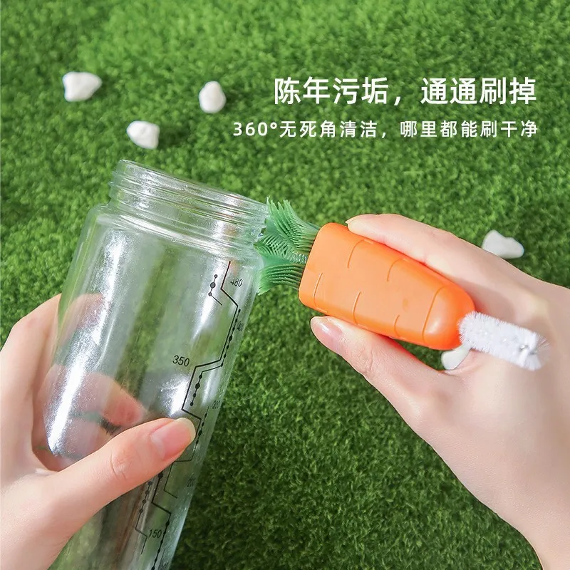 Multi-functional Thermos Cup Lid Gap Cleaning Brush No Dead Ends Groove Washing Bottle Tool for Household Kitchen