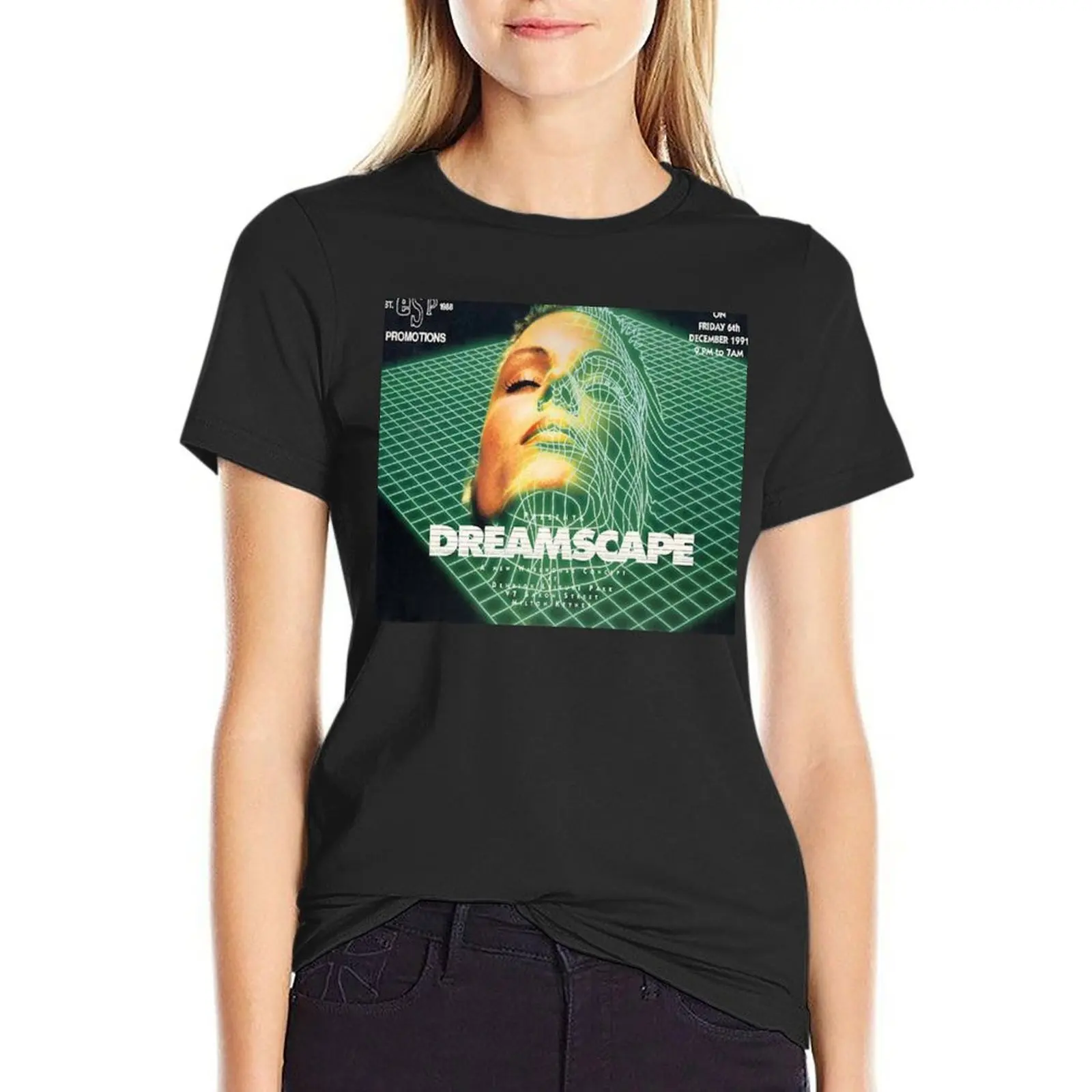 Dreamscape T-Shirt hippie clothes shirts graphic tees korean fashion Female clothing workout t shirts for Women