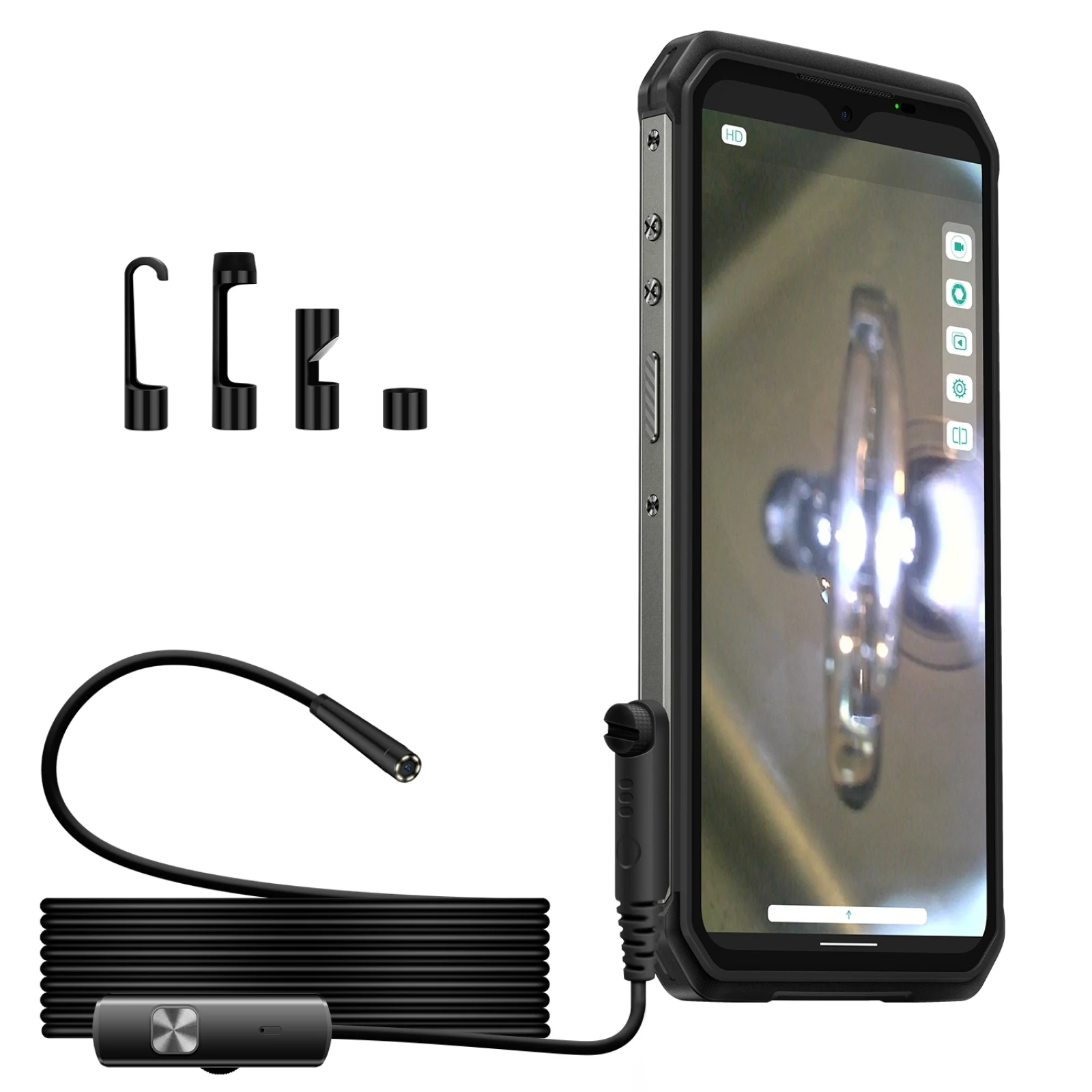 

HAWEEL For Ulefone Endoscope E1 IP67 Waterproof 3 in 1 Endoscope for Ulefone Power Armor 21 / 19 / 18T / 16 Pro / 13 / Armor Pad