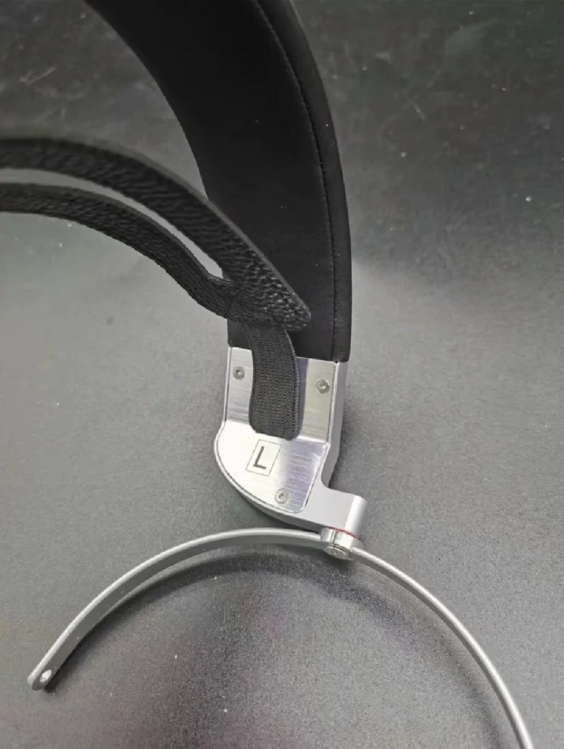 DIY 80mm-115MM Hook opening Sony R10 styles Headband For Large Headphones Metal Braket 360 Degree Rotatable Leather Top band