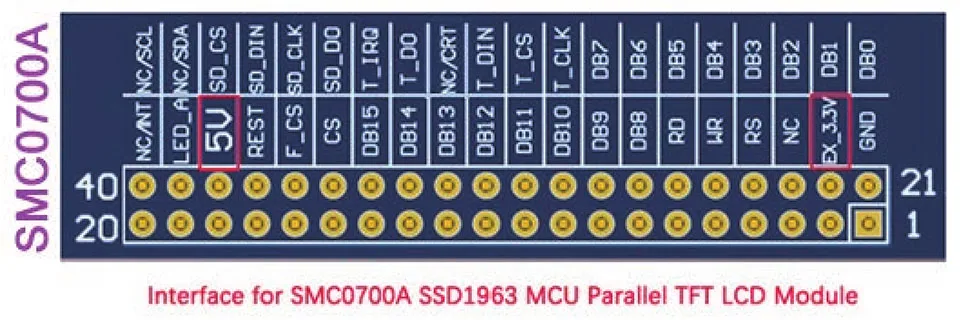 Resistiva capacitiva toque LCD Módulo Display Screen