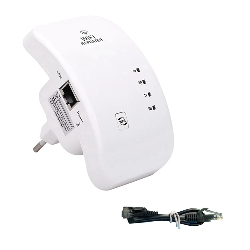 Ripetitore Wifi Extender Wifi 300M 2.4G Wi-Fi Booster Wi-Fi Ripetitore Punto Di Accesso Spina Ue Facile Installazione