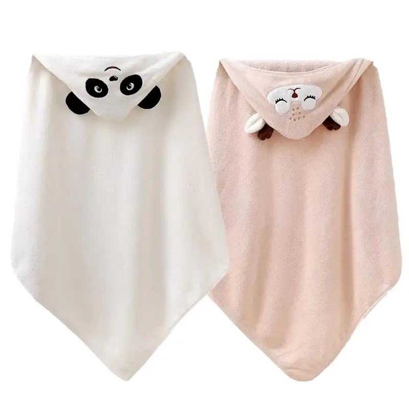

Cartoon Animal Baby Bath Towels Hooded Fleece Blanket Warm Sleeping Swaddle Towel Large Baby Towel Blanket For Newborn Girls Boy