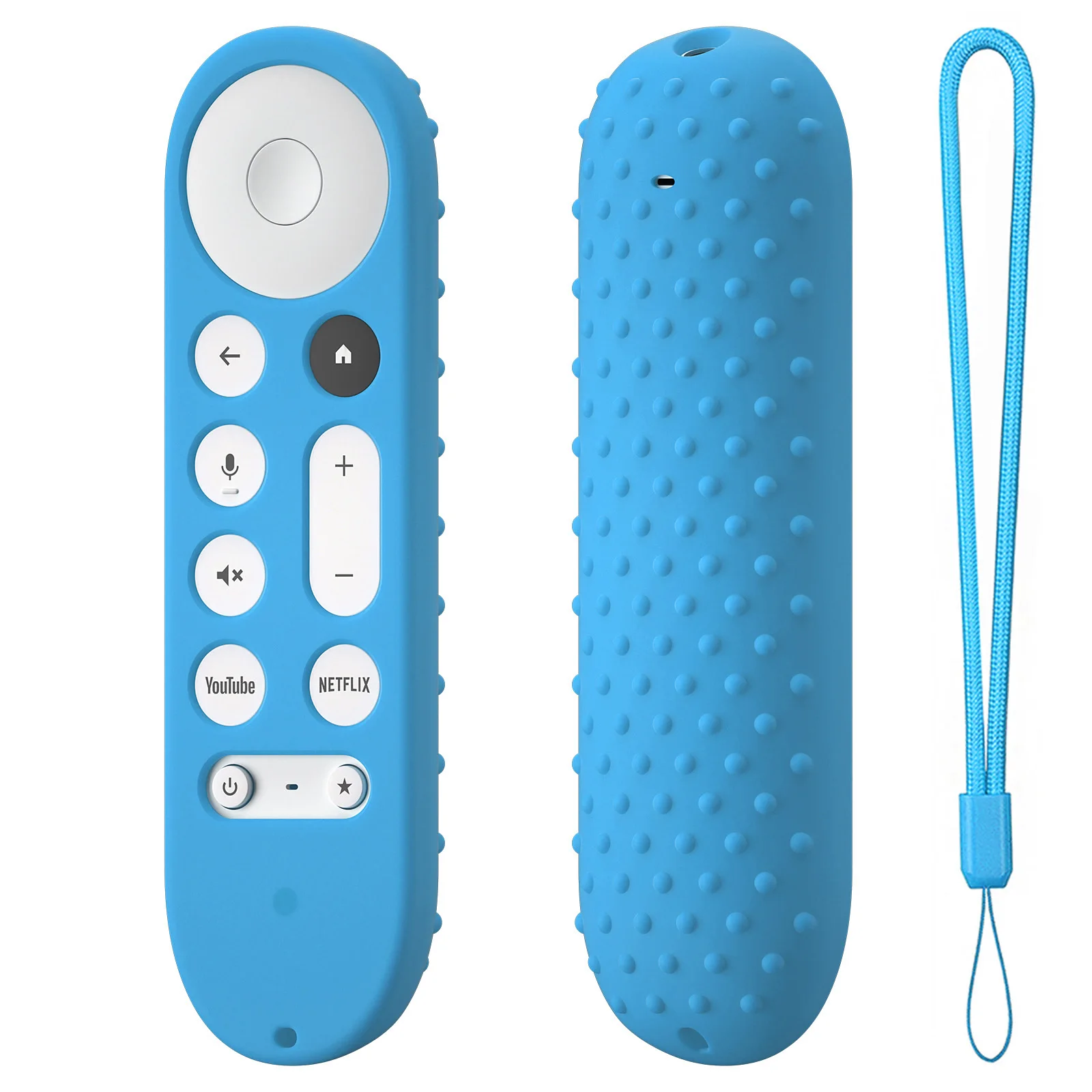 Silicone Remote Controller Cases Protective Covers For Google TV Streamer 4K TV for Google Remote Controll silicone remote case,silicone remote sleeve,silicone remote cover,silicone case protector,remote controller cover