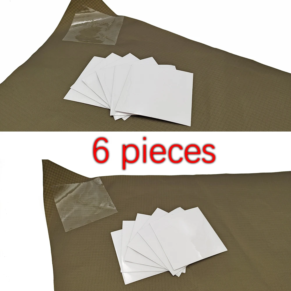 Tent Tarp Patch Awning Tarpaulin Hole Scratch Repair Accessories Self-adhesive Transparent Waterproof TPU Patch Swimming Ring