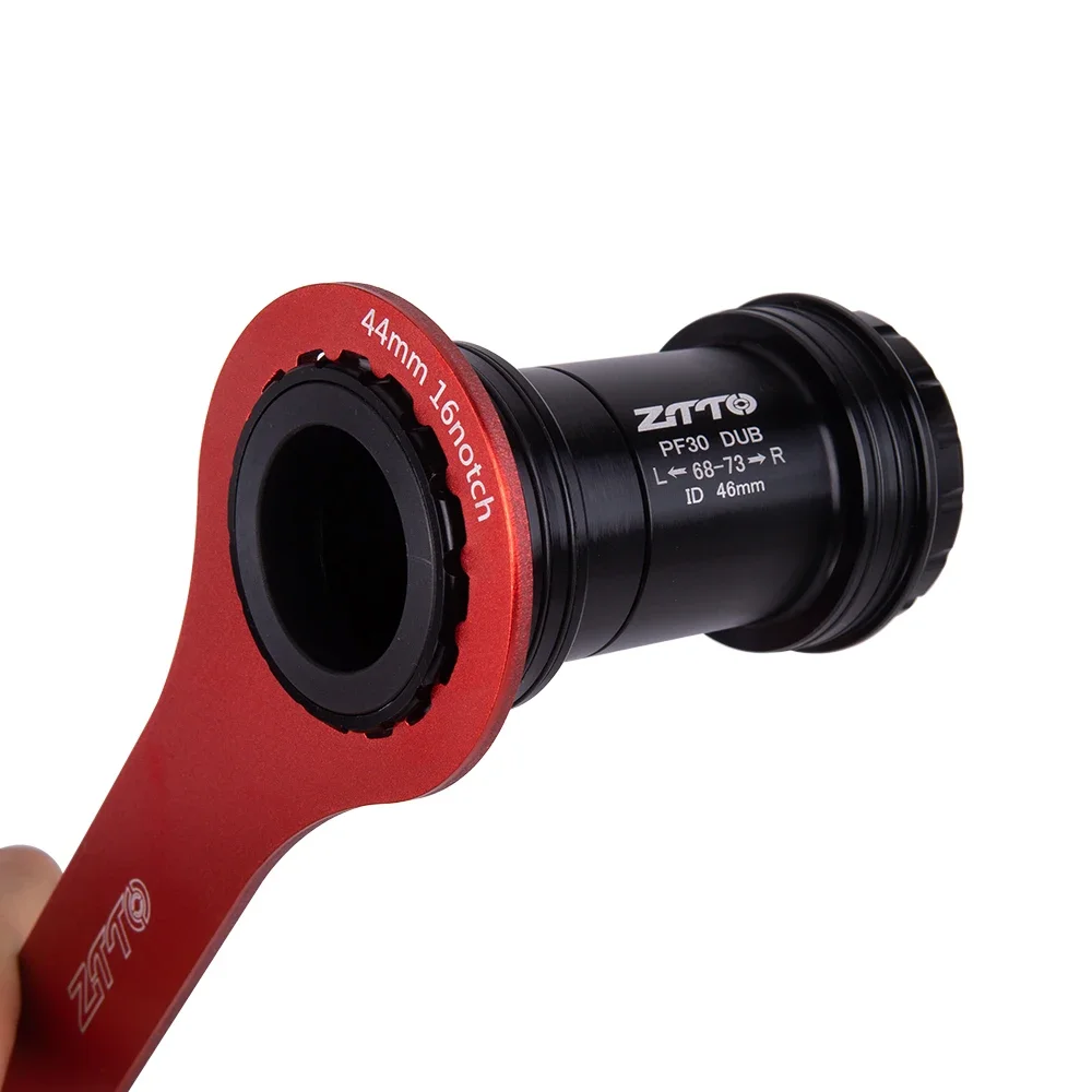 Press Fit Bottom Bracket Ceramic Bearing ZTTO PF30sh MTB Road 68/73mm &phi;46mm Frame DUB 28.99 Crank 22/24/30mm Spindle Crankset bicycle bottom bracket