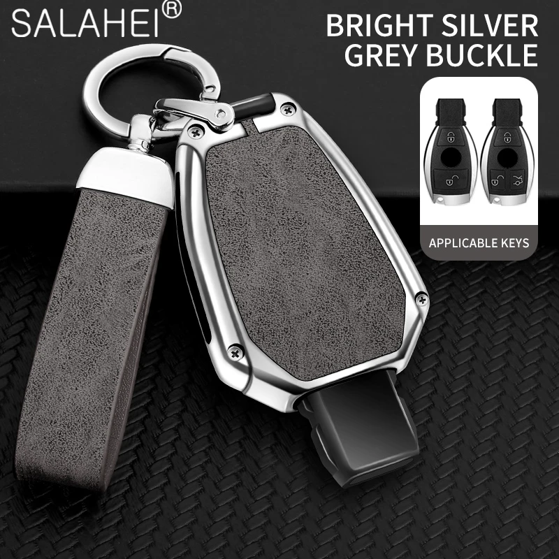 

Zinc Alloy Car Key Cover Case Shell For Mercedes Benz A B C E R Class GLA GLK GLC CLS CLA W204 W205 W212 W463 W176 Accessories