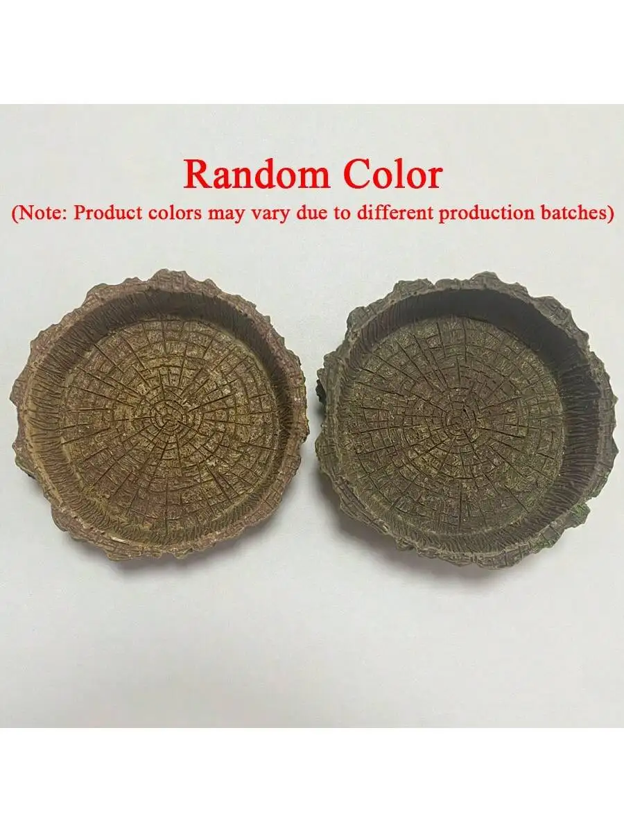 Tree Stump Reptile Bowl 6