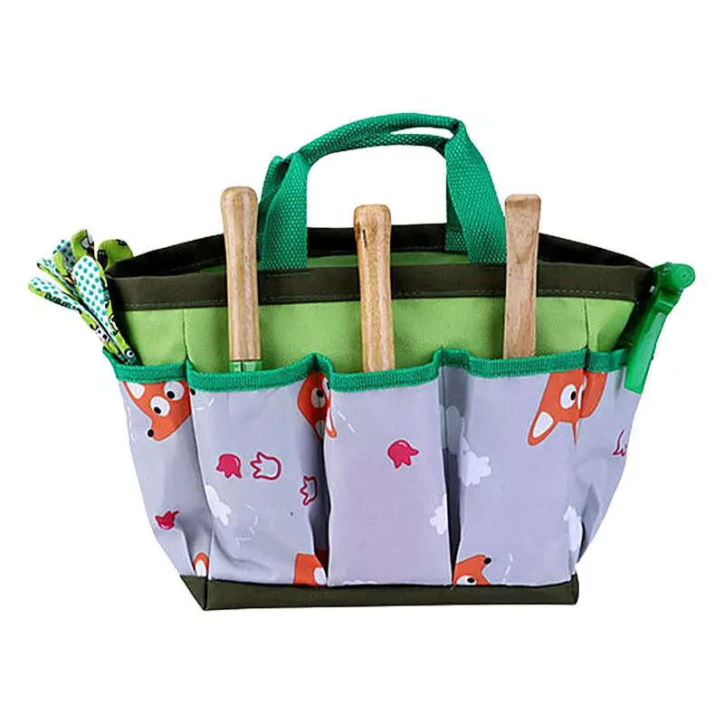 

Little Gardener Tool Set 7pcs Educational Planting Tools Kit Gardening Gifts For Kids Includes Spray Bottle Gloves Shovel Rake