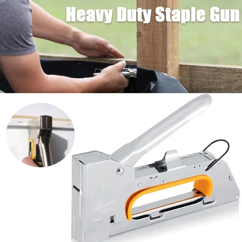 

Staple Gun 3 in 1 Heavy Duty Staple Gun with Stapler Remover and Nails Manual Staple Gun For Upholstery Fixing Furniture Dropshi