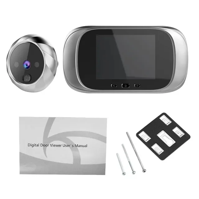 2.8 Inch Video Doorbell Peephole Camera 90 Degrees Doorbell Motion Detection Eye Digital LCD Door Monitoring Electronic Cat Eye