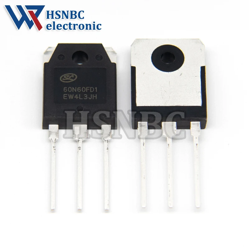 10Pcs/Lot SGT60N60FD1PN TO-3P OR SGT60N60FD1P7 TO-247 SGT60N60FD1 60N60FD1 600V 60A IGBT Power Transistor New Original
