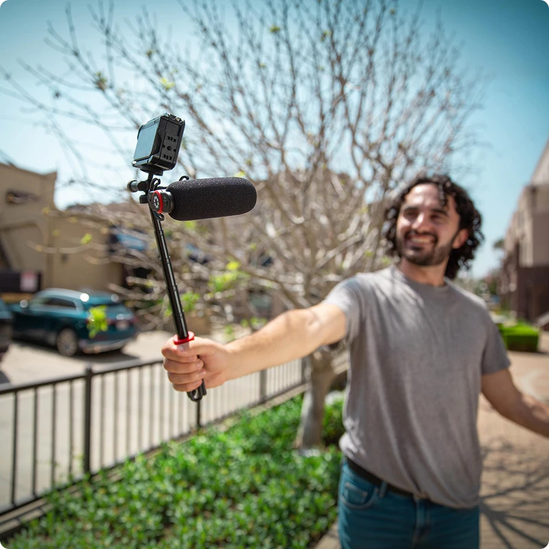 JOBY HandyPod HD03 Clip Extend Tripod Three Shooting Modes for Livestreaming Shots with 5-section Extension Pole 360° Ball Head - Ảnh 6