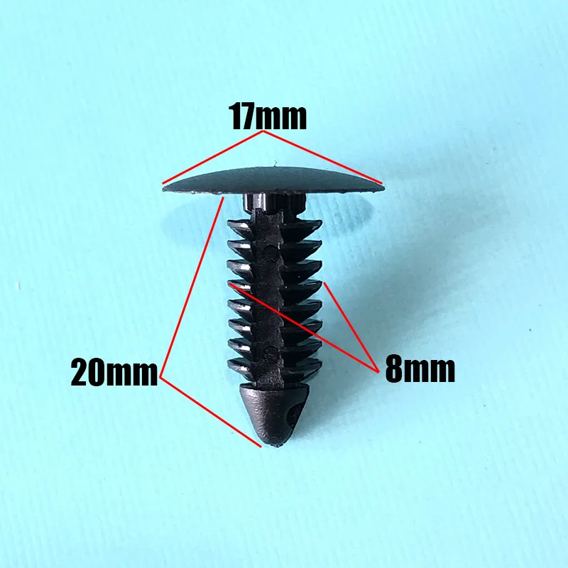 100 Clip E Rivetti In Plastica Per Carrozzeria Peugeot 206 207 307 308 3008 4008 5008 – Fissaggio Paraurti E Pannelli
