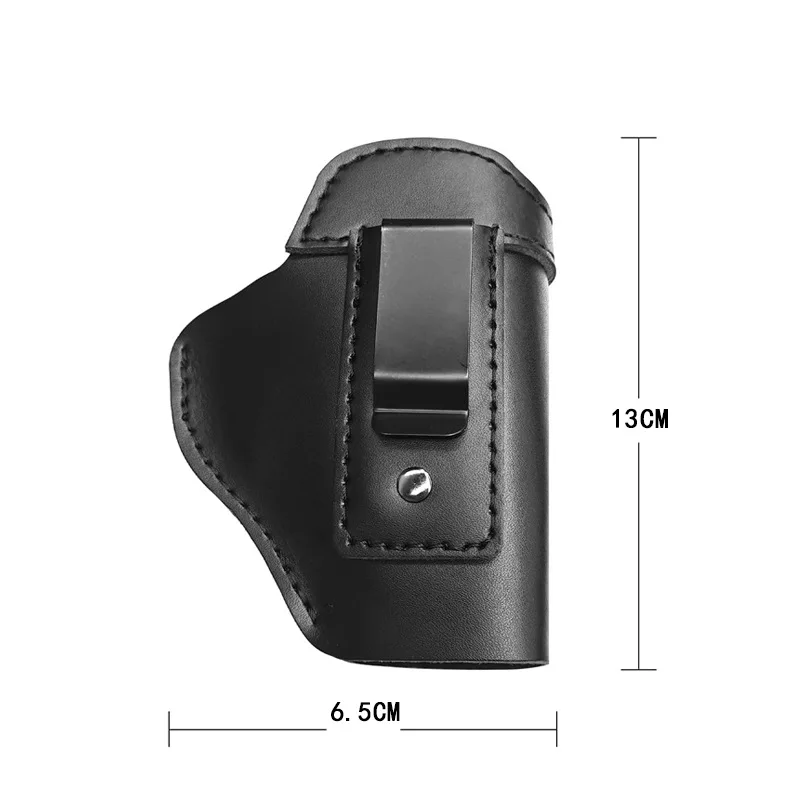 IWB Leather Holster, Genuine Leather Holster for Glock 19/42/43X, Sig P365/P320/P220, Ruger LCP/LC9S/Security 9/Max 9, Taurus