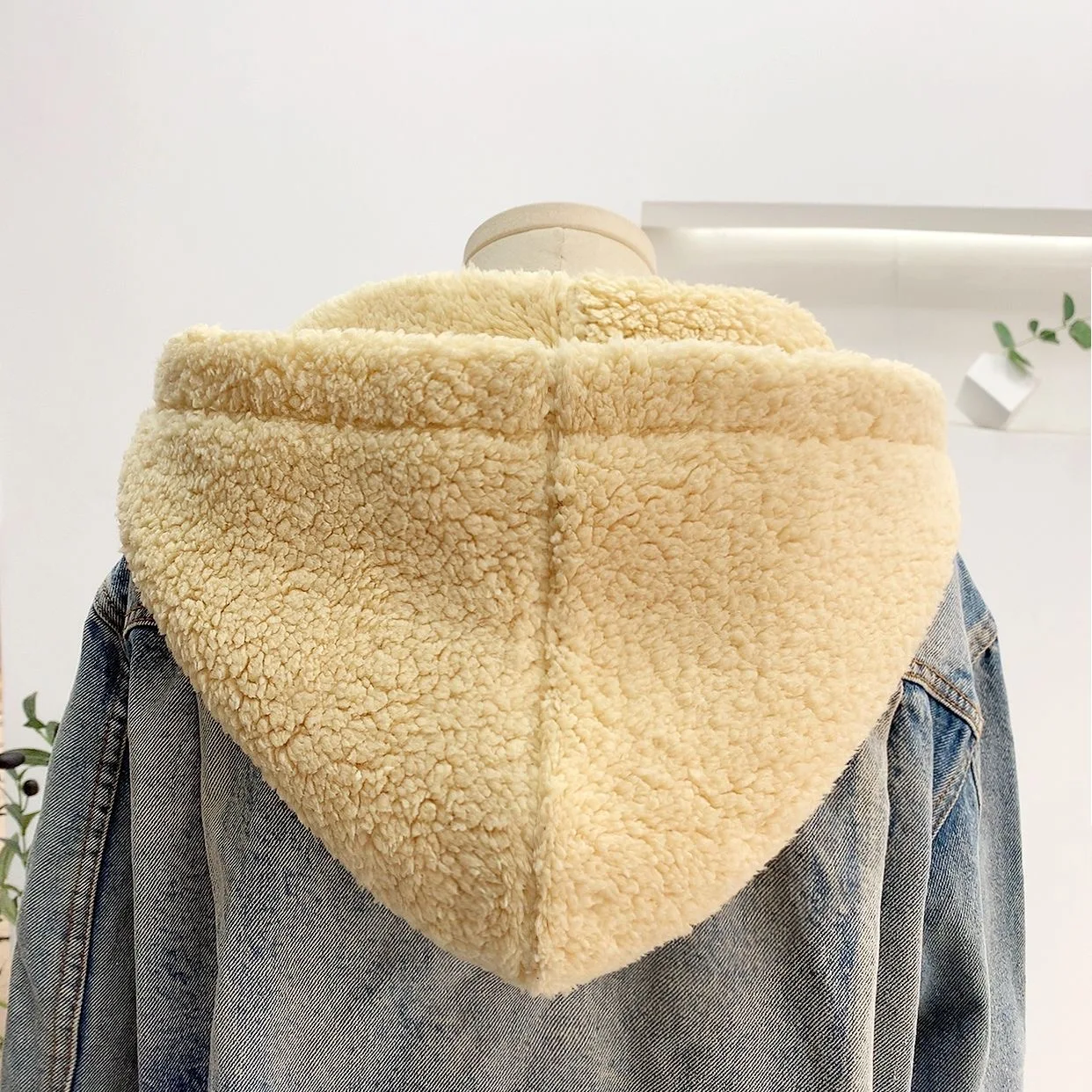 Fleece Fake Hooded Collars Hat For Sweater Pullover Jacket Outwear Winter Flecce Detachable Hooded Fake Collar Cap Drawstring 5