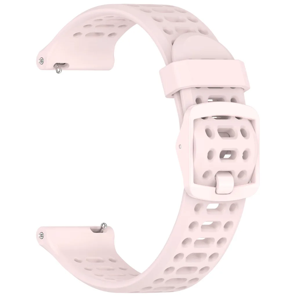 Breathable Candy Color Silicone Strap with Porous Design