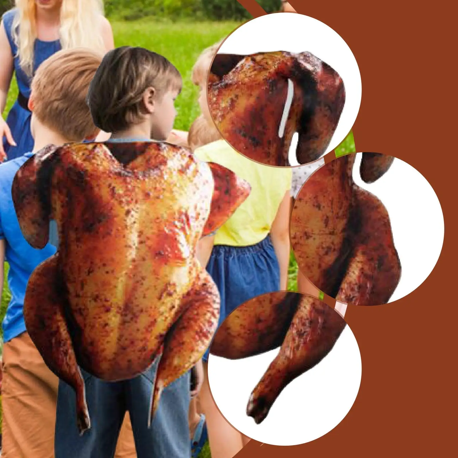 Halloween Roast Turkey Costume Thanksgiving Outfit for Halloween Fancy Dress