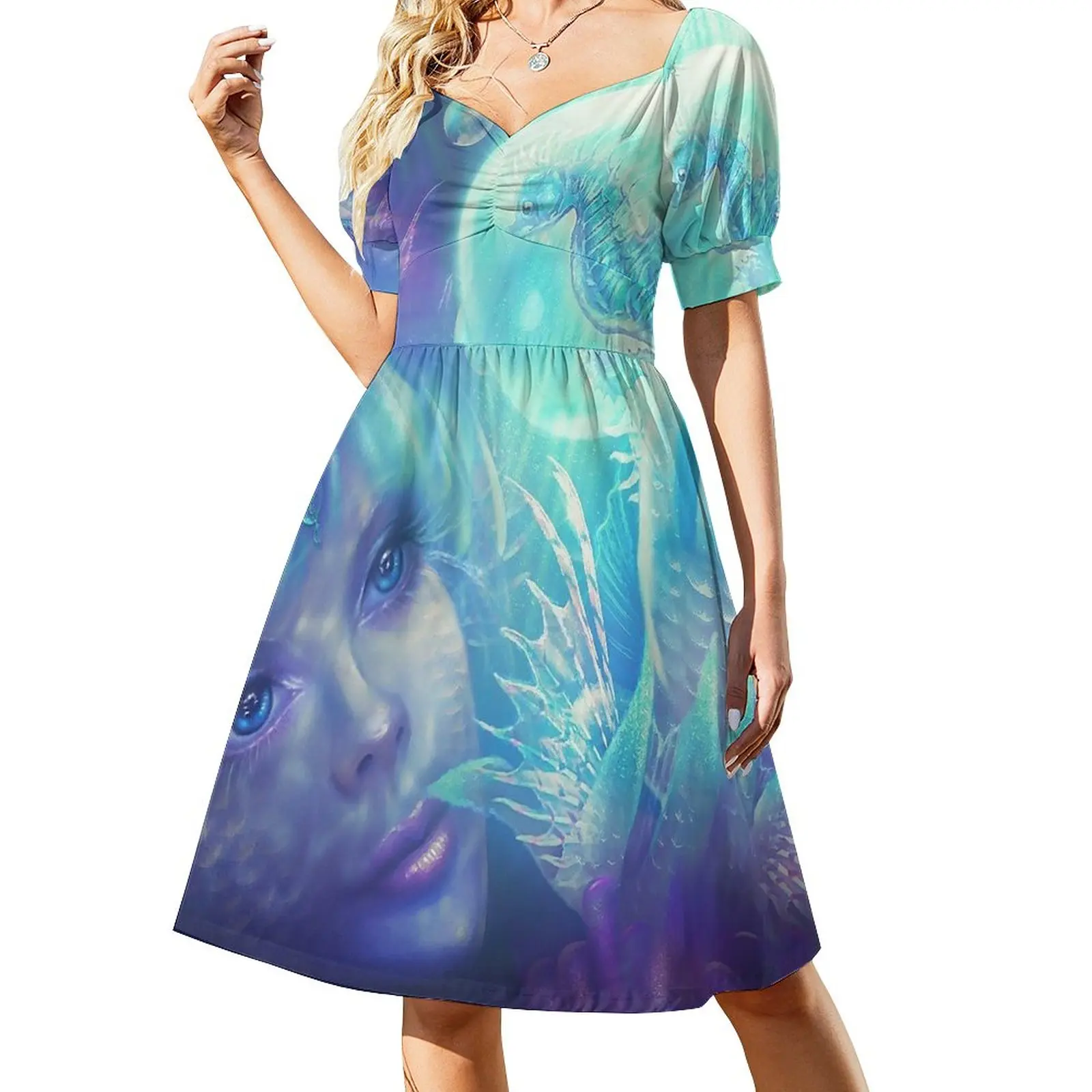 

Underwater Wonder Sleeveless Dress Clothing summer women's suit women formal occasion dresses