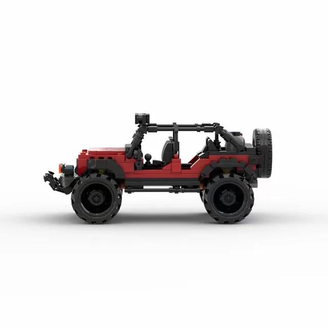 Jeep Building Blocks Jeep Wrangler Adventurer Motor Fun fit High-tech Building Block bricks Vehicle Cars kid Toy Gft 3