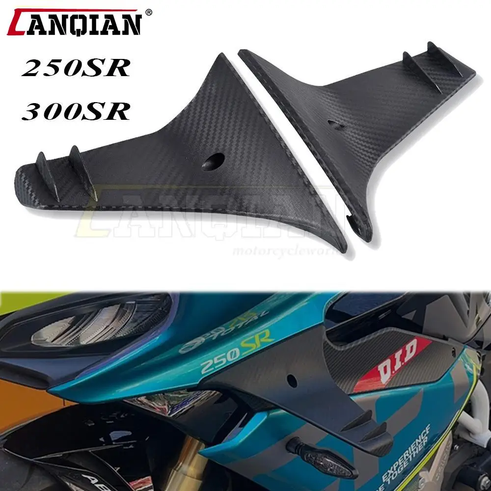 

Motorcycle Accessories Front Fairing Aerodynamic Winglets Dynamic Wing FOR CFMOTO 250SR 250 SR 2020-2022 300SR 300 SR 2021-2022