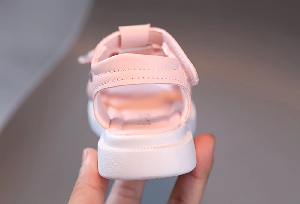 Summer Sandals For Girls Luxury Rhinestone Princess Sandals For Girls Anti-slippery Soft-soled Fashion Beach Shoes Summer Sandal 3